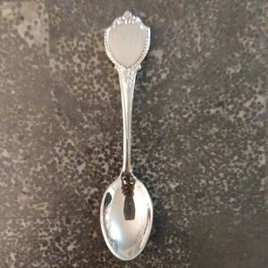 Vintage -Ornate Sterling Silver Decorative Teaspoon